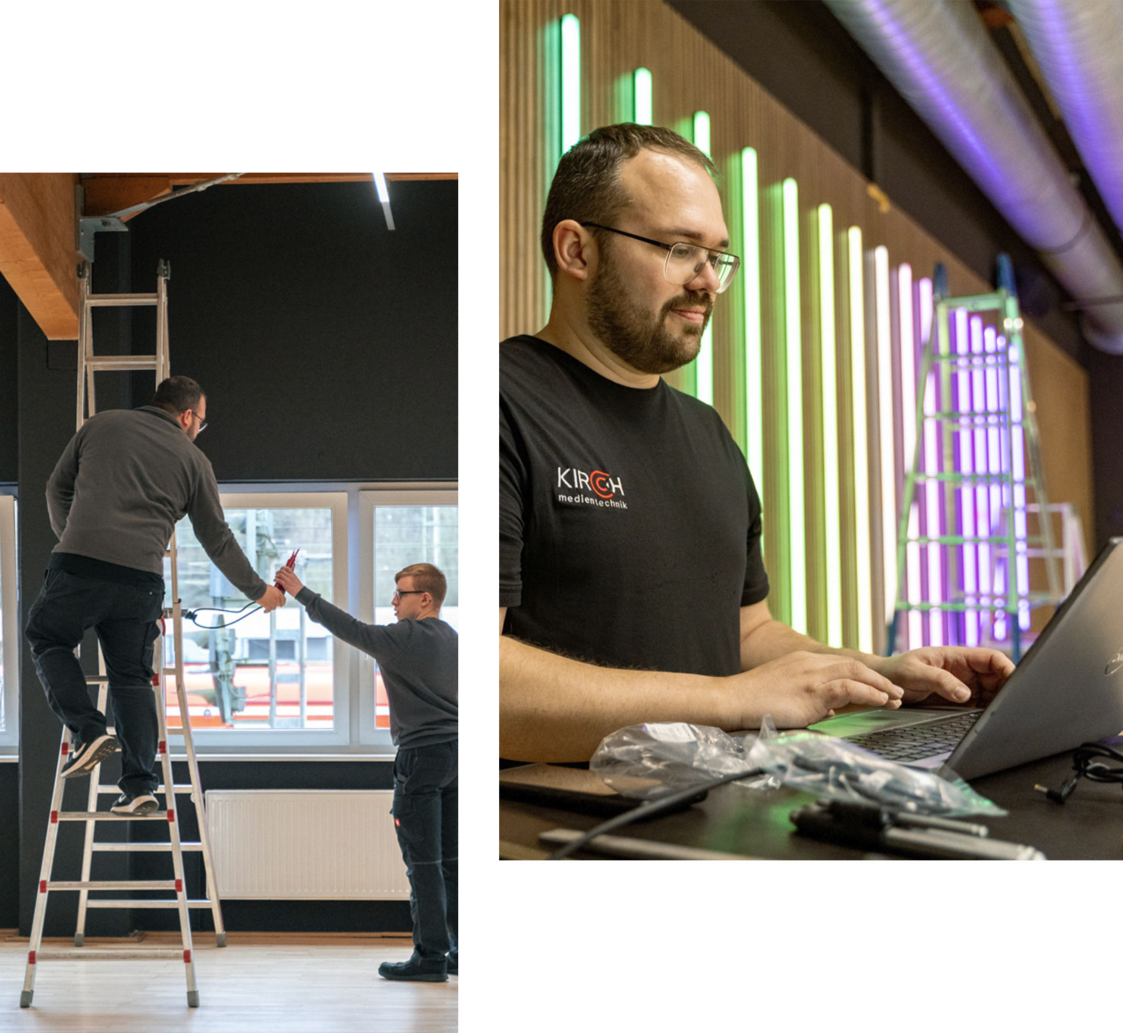 KIRCH Medientechnik - dein Partner für Ton, Licht, Konferenztechnik, Displays uns mehr bei Wittlich und Trier